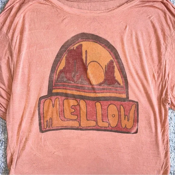 Pink Baggy Mellow T-shirt Size S - Picture 4 of 5